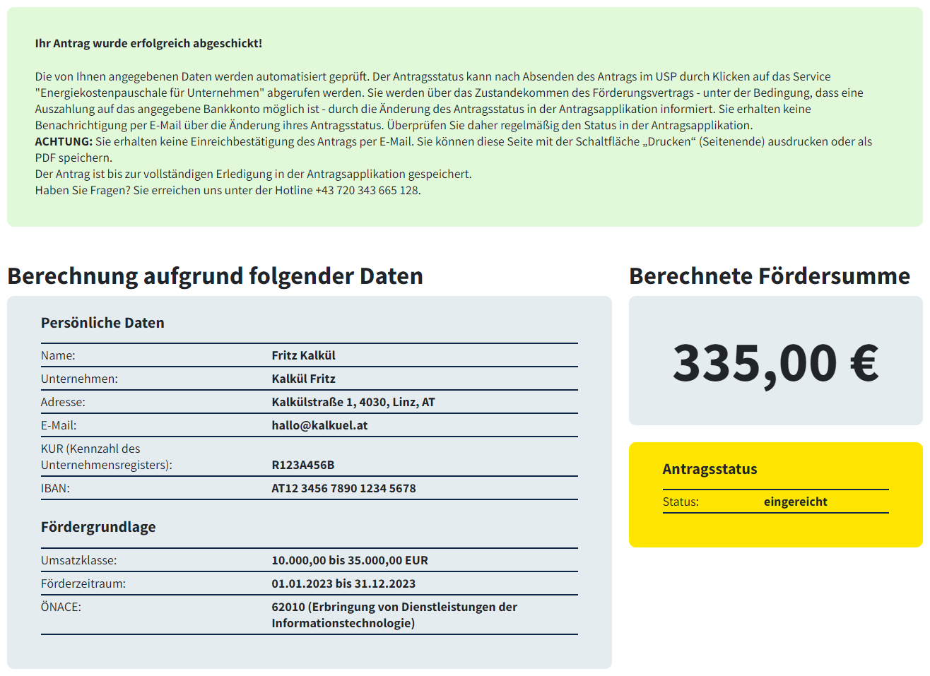 Energiekostenpauschale: Zusammenfassung Antrag 2024